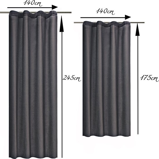 Fluwelen gordijn 140 x 245 cm wit ondoorzichtig voor een elegante sfeer