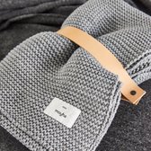 WARM FEELING -  BLANKET - PLAID - GREY- MOYHA