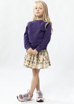 Sissy-Boy - Paarse sweater met schouderdetail girls