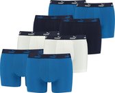Puma Boxershorts Heren Blue/White - 8-pack Puma Boxershorts - Maat S