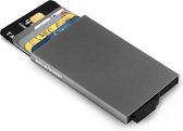 Walletstreet Uitschuifbare Pasjeshouder XR Type -  Walletstreet Aluminium Creditcardhouder Card Protector Anti-Skim/ RFID Card Protector 7 Pasjes – Grijs