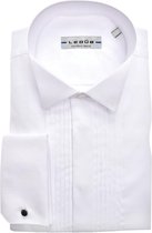 LEDUB - WIT MODERN FIT SMOKING OVERHEMD - MAAT 47 - 3XL.