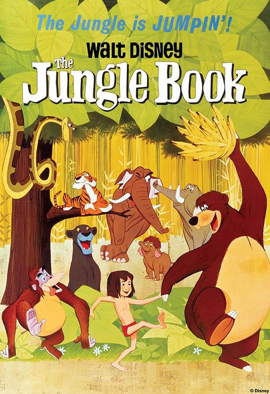 Disney Jungle Book | Jungle Jumpin - Canvas - 50x70 cm
