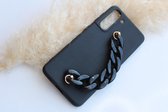 bebeautiful armband telefoonhoesje zwart voor Samsung S21