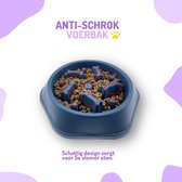 Anti Schrokbak Hond – Voerbak Honden – Slow Feeder – Anti Schrok Voerbak – Slow Bowl - Blauw