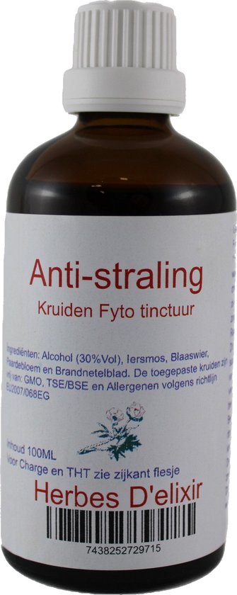 Foto: Herbes d elixir anti straling tinctuur 100 ml 1 stuk ondersteunt de weerstand