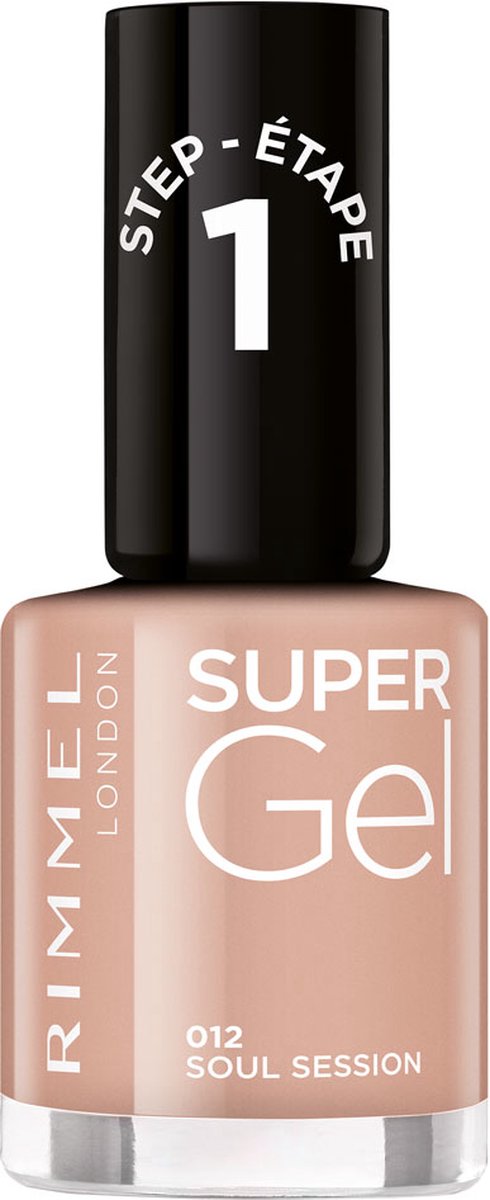 Goedkoopste Rimmel London SuperGel Nagellak - 012 Soul Session - Beige