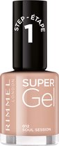 Rimmel London SuperGel Nagellak - 012 Soul Session - Beige