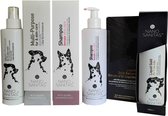 Nano Sanitas female skin care shampoo met multifunctionele spray en liquid gold serum