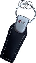 Platte Auto Sleutelhanger - RS stijl -  Past bij oa. Audi RS3 / RS4 / RS5 / RS6 / RS7 / RSQ3 / RSQ8 / TT RS - Keychain Sleutel Hanger Cadeau - Auto Accessoires