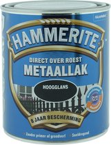Hammerite Hoogglans Metaallak - Grijs - 750 ml