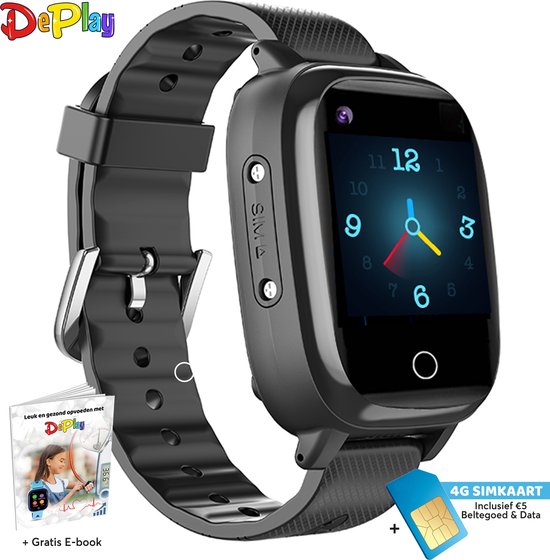 Maken merknaam aantrekken DePlay 4G KidsWatch - Smartwatch Kinderen - GPS Horloge Kind - GPS Tracker  Kids -... | bol.com
