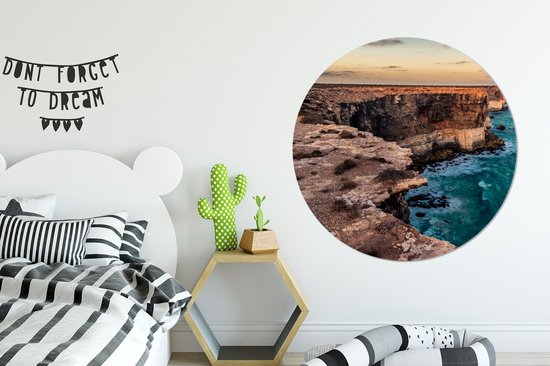 Wall Circle - Wall Circle Indoor - Falaises de Bunda - 150x150 cm - Décoration murale - Peintures Ronds