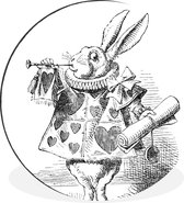 WallCircle - Peinture - Alice Au Pays Des Merveilles Dibond Fr - Multicolore - 60 X 60 Cm