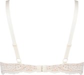 Hunkemöller Dames Lingerie Voorgevormde bh zonder beugel Rose  - Wit - maat E85