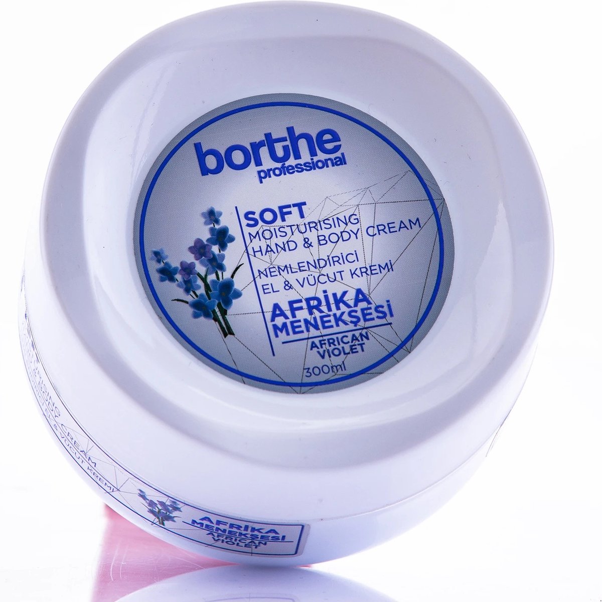 Borthe Professional - Hand & Body creme - 300 ml - African Violet - Hydraterend - Voor droge handen