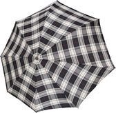 Knirps Fiber 4all weather u-paraplu check black&white