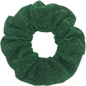 Scrunchie Glitter Elastiek - Groen