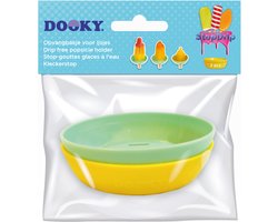 Dooky Stop Drip 2-pak IJsjeshouder Geel en Mint