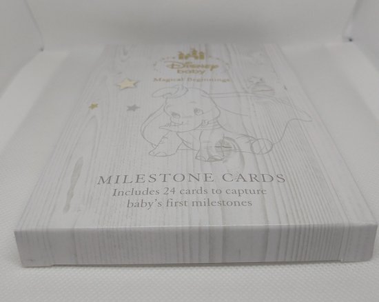 Disney Magical Beginnings - Dombo Milestone cards - 24 kaarten in doosje van Disney — afbeelding 5