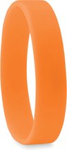 Siliconen polsbandjes - festival - armbandjes - 50 stuks - oranje