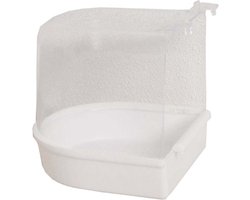 Vogel Badhuis - Groot Model - Wit - 13x13x12 cm