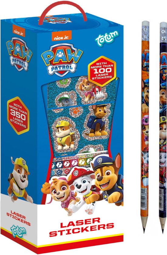 Paw Patrol stickers meer dan 100 stickers 2 PAW Patrol potloden