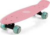 Deubois Skateboard met ledverlichting - Roze & Mint - 57 cm
