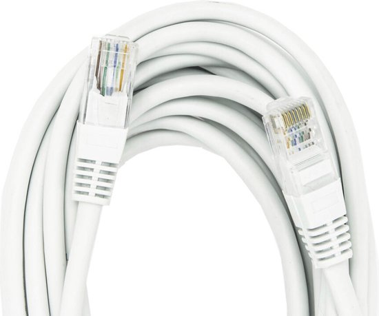 Profile câble UTP cat5E 15m blanc