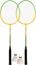 Avento Badminton Set - Gehard Staal - Groen/Geel