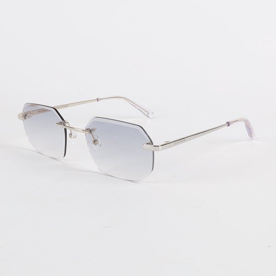 Lucien Fabrice - Diamond - Silver - Gradient Grey - Zonnebril - Sunglasses - Eyewear - Unisex - Dames - Heren