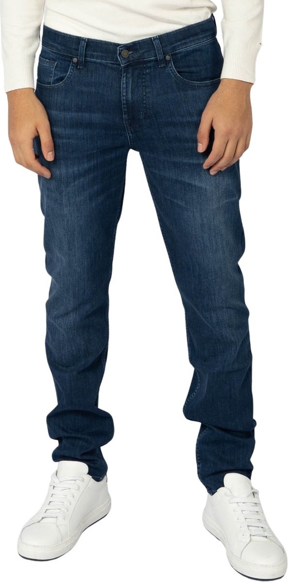 7 For All Mankind Slimmy Tapered Luxe Performanc Jeans Heren - Broek - Blauw - Maat 36