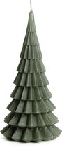 Rustik Lys Outdoor kaars kerstboom - kleur Stone (grijs/groen) - D 20 cm - H 40 cm -