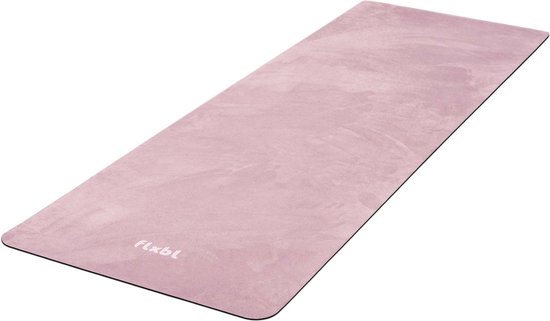 FLXBL Yoga Mat Anti Slip - Eco Yogamat met Antislip Toplaag - Rose