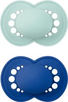 MAM Original Elements Spenen  6-16 maanden ( 2stuks) Blauw