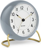 Arne Jacobsen Station Table Clock Wekker Grijs - Ø 11 cm 43674