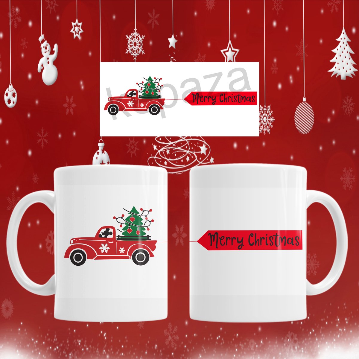 Mok kerstmis-Merry Christmas