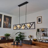 Belanian.nl -  vintage,  Retro Hanglamp  zwart, 4-vlammig,Industrieel, modern, voor Slaapkamer woonkamer