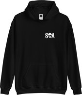 Hoodie Sweater | Sons of Anarchy | Merchandise | Merch - Maat M - Trui - Zwart - Unisex - Katoen - Polyester - Capuchon - Lange mouw - Steekzakken