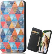 Luxe PU Lederen Wallet Case + PMMA Screenprotector voor Galaxy S20 Ultra 4G/5G _ Mandala