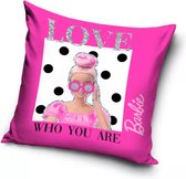 Barbie Love Who You Are Sierkussens - Kussen - 40 x 40 inclusief vulling - Kussen van Polyester - KledingDroom®