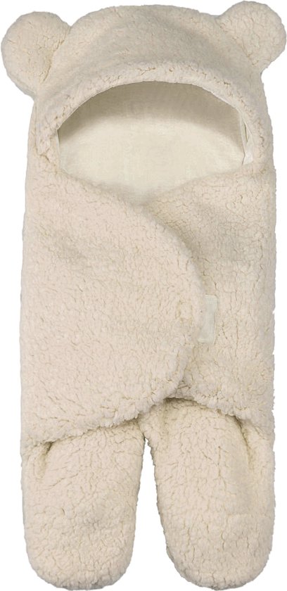 Product: MINIIYOU - Teddy Babyslaapzak - CrÃ¨me - Fleece - Inbakerdoek Baby newborn 0-2 mnd, van het merk MINIIYOU