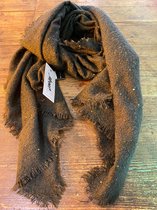 Wintersjaal Dames - Sjaal - Scarf - Glimmend Sjaal - Grijs Speciaal