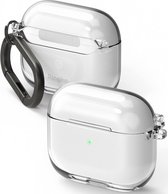 Ringke Hinge Case Hoesje Geschikt voor Apple AirPods 3 Hard Plastic Transparant