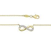 Collier Infinity Zirkonia 41 + 4 Cm