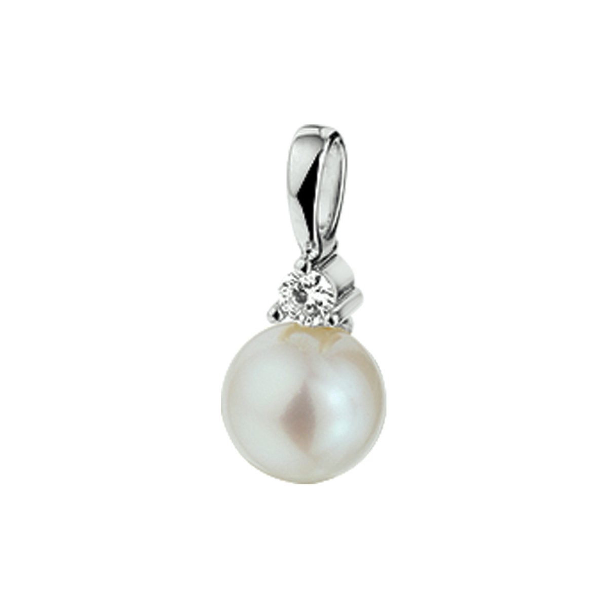Hanger Parel En Diamant 0.05ct H Si