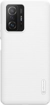 Nillkin - Telefoonhoesje geschikt voor Xiaomi Mi 11T/11T Pro - Super Frosted Shield - Back Cover - Wit