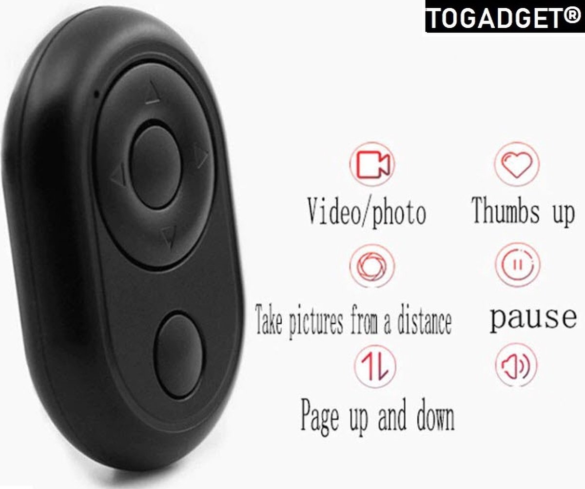 Togadget® Bluetooth Camera Remote Control Selftimer Shutter
