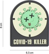 Covid killer - Embleem - PVC - Patch