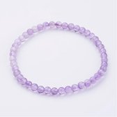 Sattva | HARMONY Amethist Mala armband Amethyst Crystal Healing Bracelet Reiki 4mm kraal